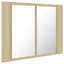 Metro Lane LED Bathroom Mirror Cabinet 80X12x45 Cm Acrylic-361662040-361662039