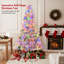  Arbre de Noël artificiel 7 pi avec 852 branches et 240 lumières DEL 9 modes