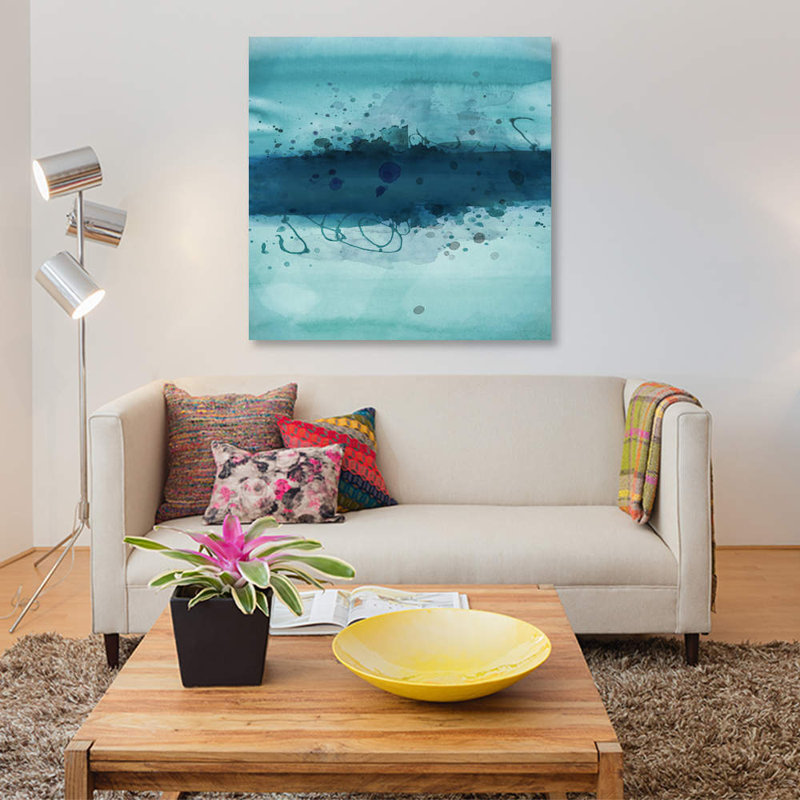 «Into The Deep I», impression sur toile, H 12 po x l 12 po x P 1,5 po, Pas de tapis, Toile tendue