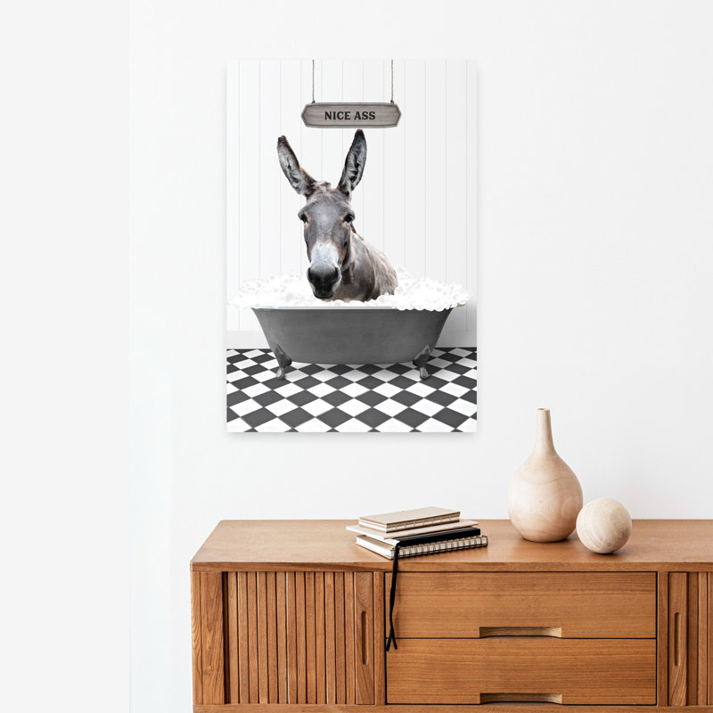 Art contemporain fantaisiste Nice Ass, H 24 po x l 16 po