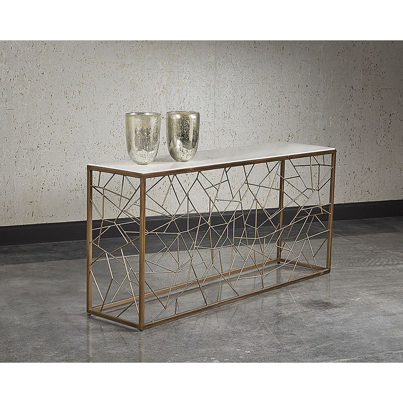 Vero 63'' W Marble Console Table