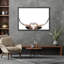 Nature Inspired Peeking Longhorn Cow by  - Picture Frame Photograph on Paper-81388114