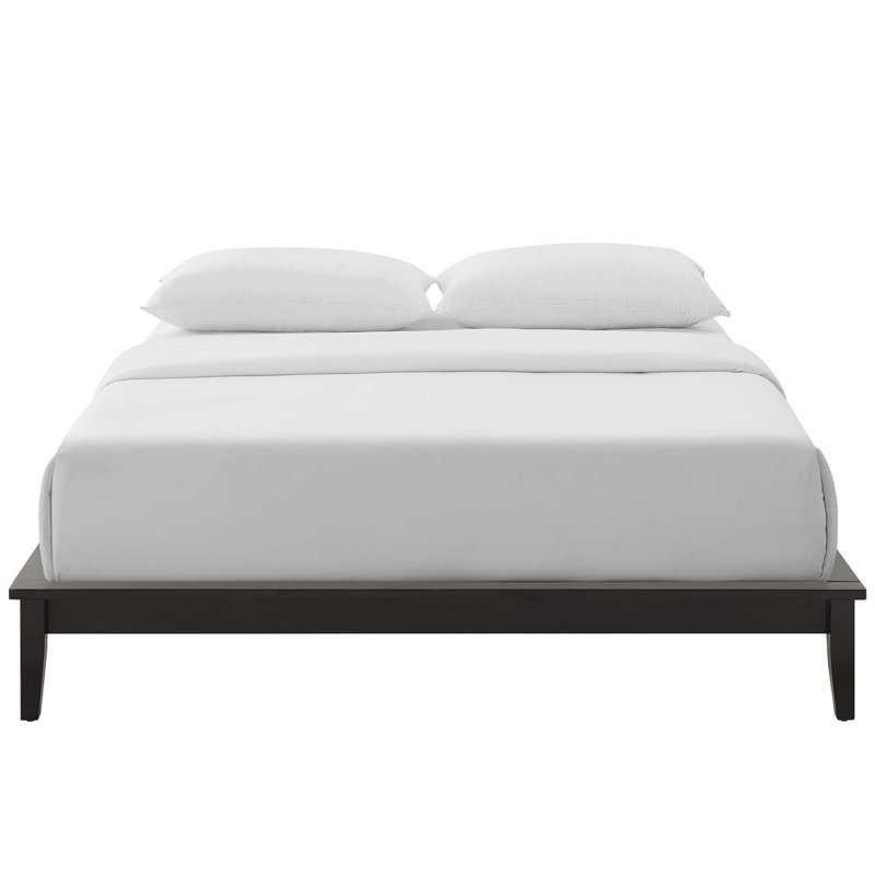 Modway Lodge Wood Platform Bed Frame, Cappuccino, Full