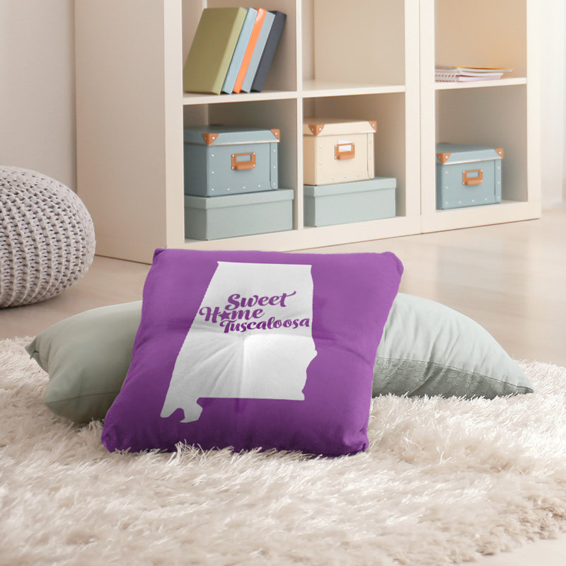 Housse de coussin et insert, H 26 po x l 26 po, Violet, Montgomery