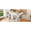 Lit mezzanine avec armoire de rangement, garde-robe et DEL-1693143252-1693143258