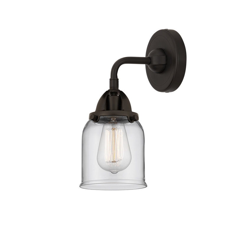 Shauna Armed Sconce, LED, Clear, Oil Rubbed Bronze