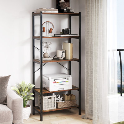 160cm H x 66cm W Metal Bookcase
