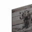 Art mural luxueux «Black Bear 1» par Irena Orlov, art mural en métal, 16 po x 12 po