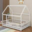 Lit en bois avec toit House House-1070884632-1070884633