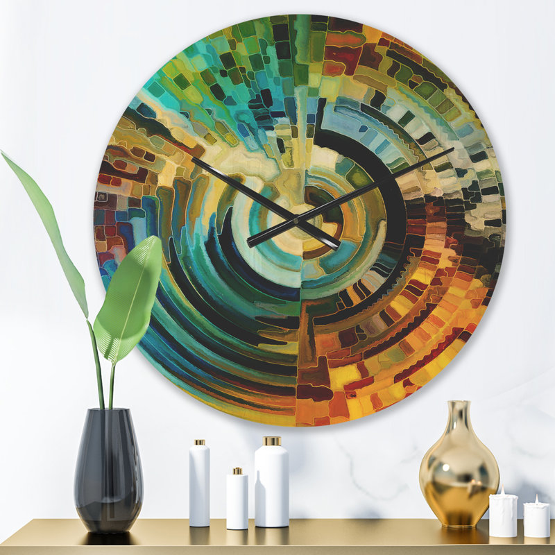 Horloge murale Sentiers de vitrail, Petit