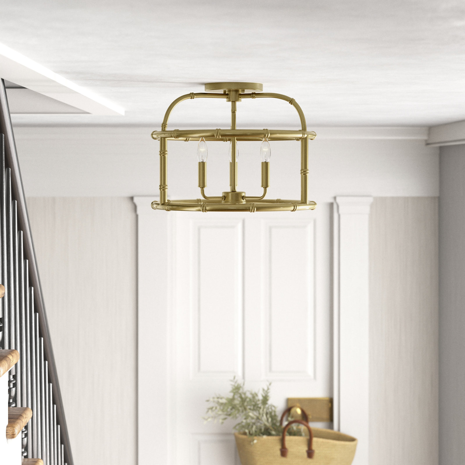 Ernest 3 - Light Semi Flush Mount