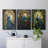 Peacock  Series  L  -Premium Gallery Wrapped Canvas Set -Ready to Hang-102398732