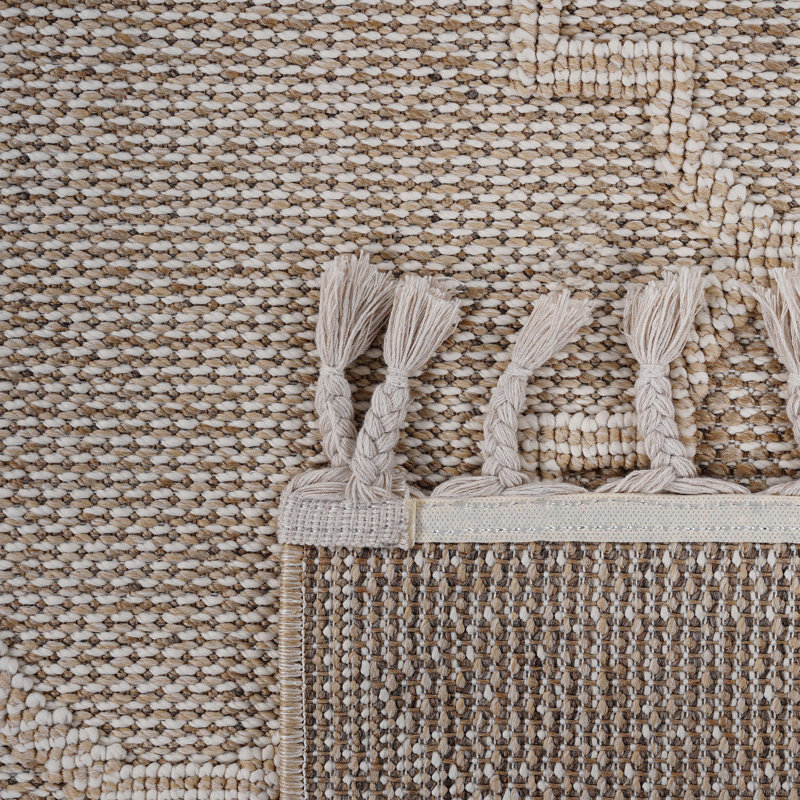 Collection Trellis Indoor/Outdoor Area Rug, Rectangle 5'3" x 7'6"