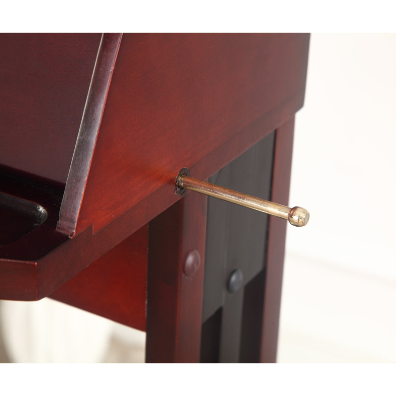 Gunnels Freestanding Valet Stand, Mahogany