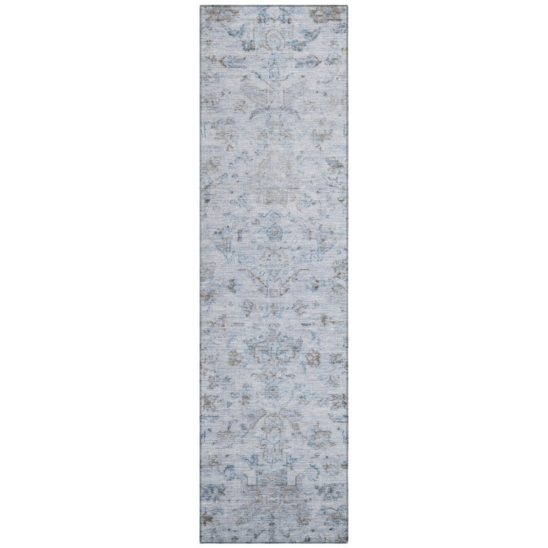 Machine Washable Indoor/Outdoor Chantille ACN2322 Global Rug, Runner 2'3" x 7'6"