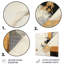 Gris et or coucher de soleil collage VI - Collages abstraits, art mural en métal-208969200