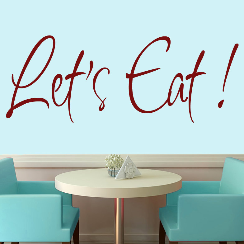 Adhésif décoratif «Let's Eat», Canneberge