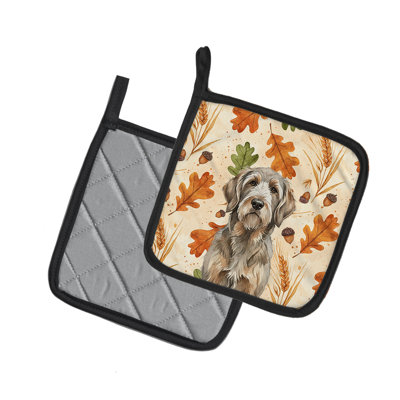 Paire de porte-casseroles Gritage and Tan Otterhound Heirloom Fall