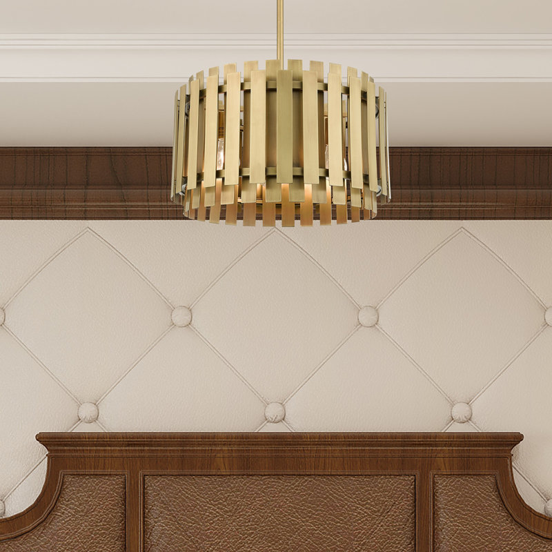 Greenwich 5 - Light Dimmable Drum Chandelier