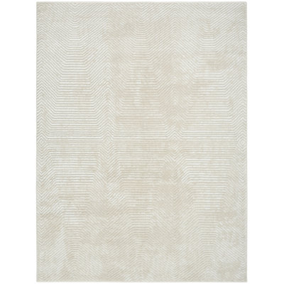 Lafever 5'3" x 7' Ivory Beige Modern Indoor Rug