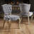 Richard Tufted Upholstered Parsons Chair-419652178