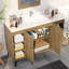 Meuble-lavabo simple 48 po avec plateau en résine et lavabo sur pied-1506155404