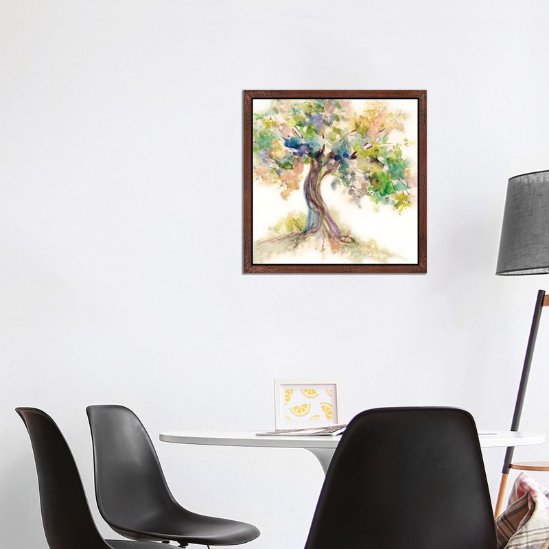 Tree Of Life by Carol Robinson - Painting on Canvas, 45.72 cm H x 45.72 cm W, Brown Framed