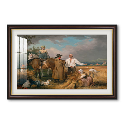 Les Faucheurs, 1800 - George Stubbs - Estampe encadrée sur mesure