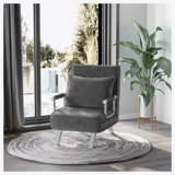 Single Person Folding 5-Position Convertible Sofa