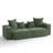 Boneless 2-Piece Upholstered Corduroy Modular Sectional Sofa – Fully Compressed, No Assembly Required-101043293