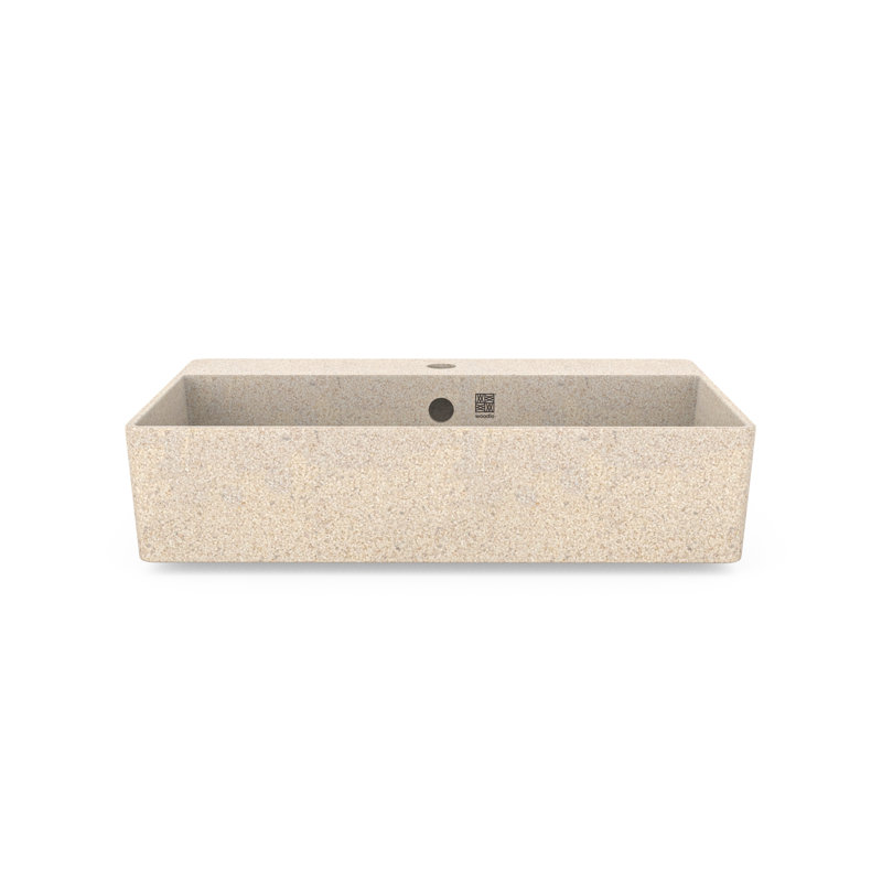Cube60 23.62'' L Bathroom Sink, Polar