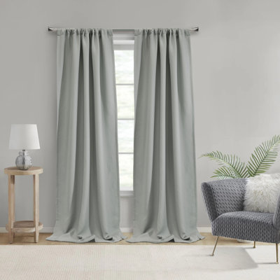 Maurece Room Darkening Curtain Single Panel