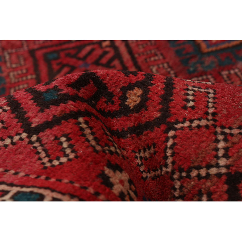 Tapis de couloir unique en laine 4 pi 5 po x 9 pi 1 po Babulal