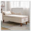 Chaise longue en velours avec rangement, coussin et garniture cloutée-1090968678