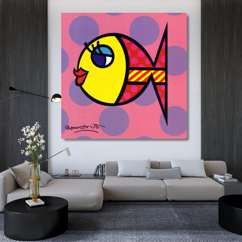 Dotty Fish MCG-B1578b, H 36 po x l 36 po