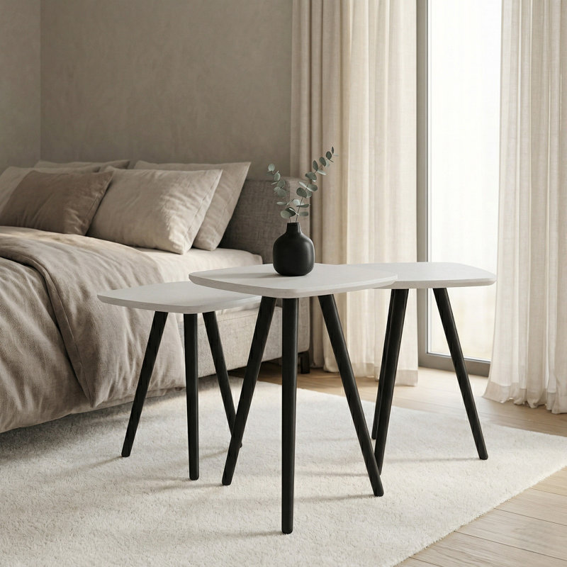 Ensemble de 3 tables gigognes Modern Modern