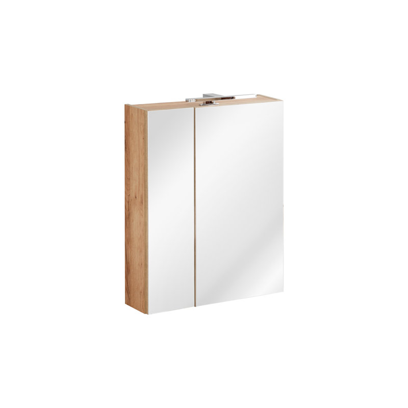 Fagan Flat Wall Mirror with Shelves