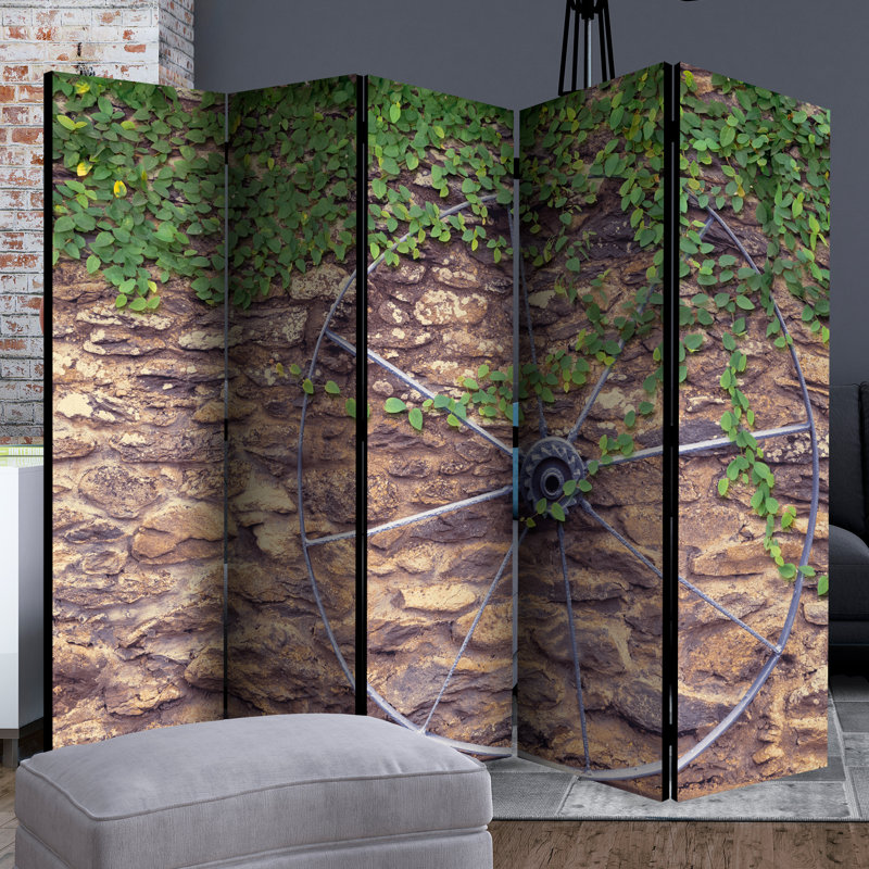 Ishkhan 172cm H Folding Room Divider, 5