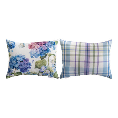 Coussin Whispers of Blue 18 po x 13 po