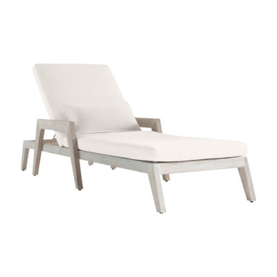 Altea Outdoor Teak Chaise Lounge