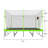 10x17FT Rectangular Trampoline with Basketball Hoop & Advanced Ladder - Green/Black
