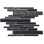 Karma Random Sized Glass Linear Mosaic Wall Tile