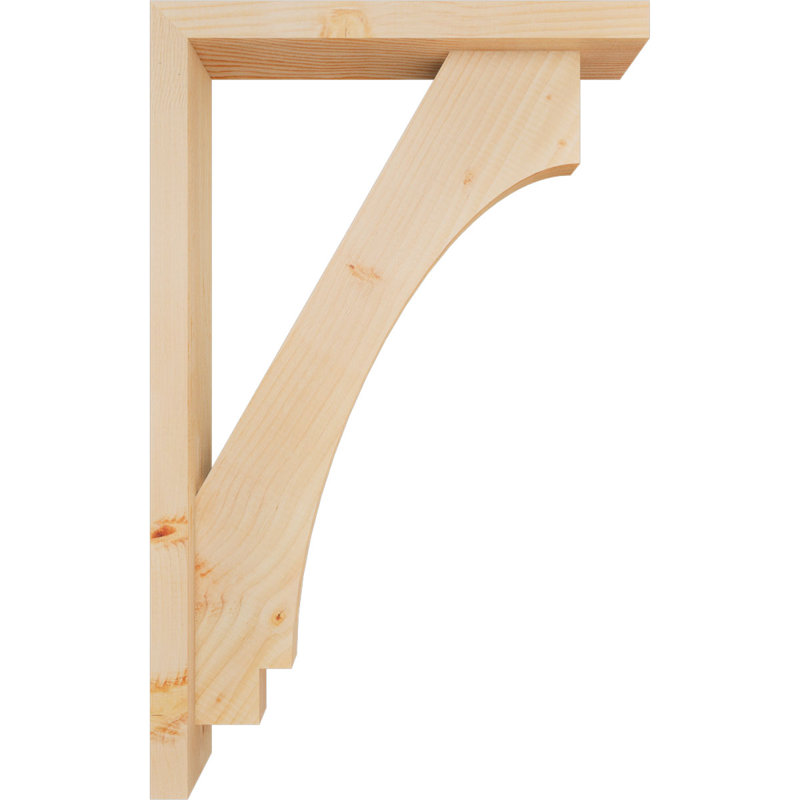 Support de bloc impérial avec entretoise décalée, 32 x 20, Sapin Douglas de l 3 1/2 (lisse)