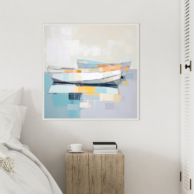 Impression sur toile encadrée «Maritime Tranquility I» par Irena Orlov, H 30 po x l 30 po