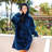 Ysanne Terry Cloth Gender Neutral Above Knee Bathrobe with Pockets and Hood for Kids-811082681