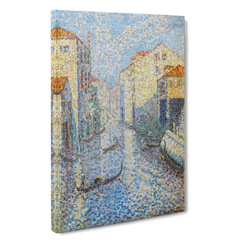 Canal in Venice by Henri-Edmond Cross - Wrapped Canvas, 50cm H x 35cm W x 3cm D