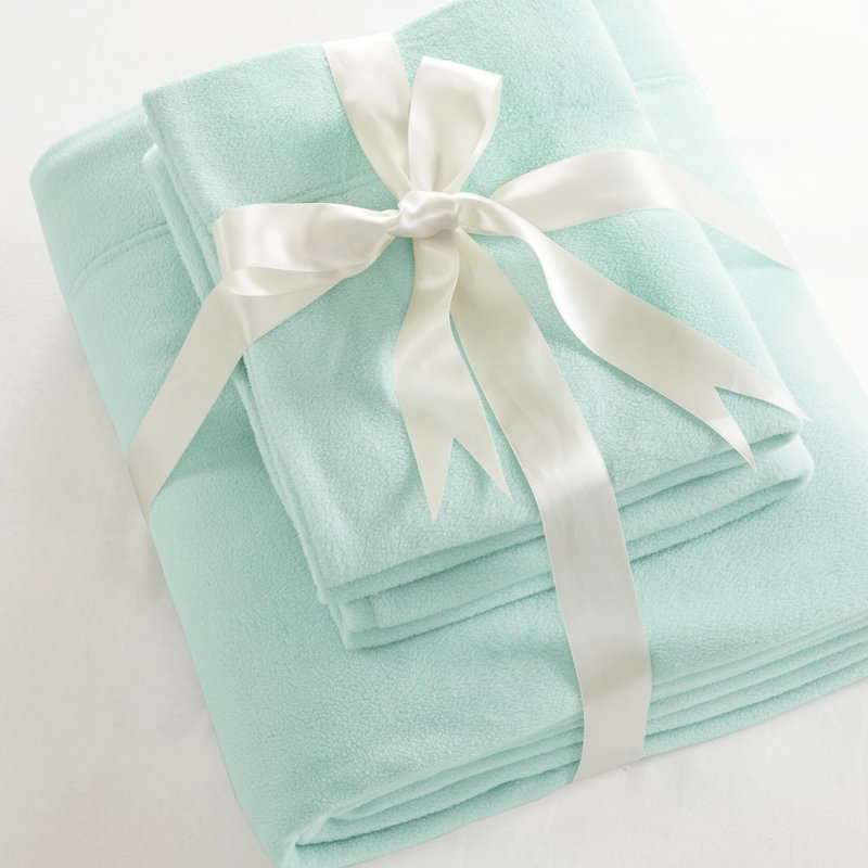 4 pièces pour grand lit, 100% molleton, ultra doux, confortable, boulochage, lavable à la machine, drap plat, taies d'oreiller ajustées, matelas de 16 po