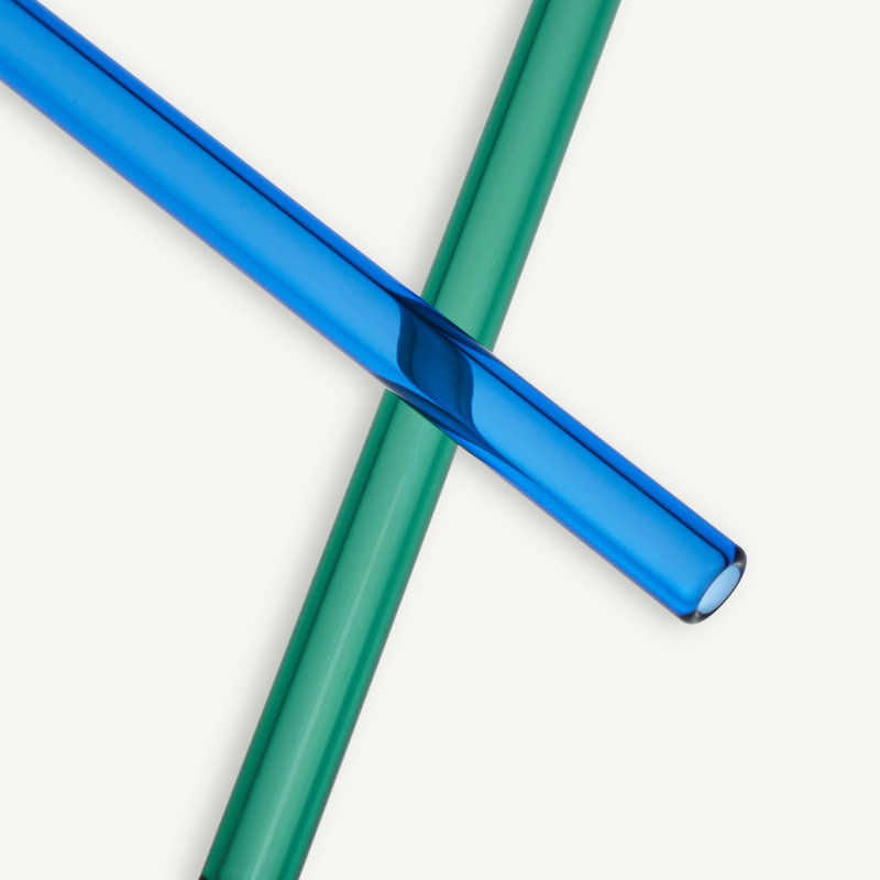 Sipsavor Straw, Blue/Green