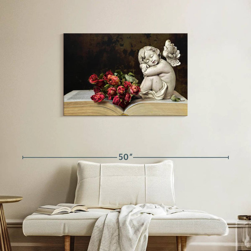 Leisha Cherub, 24" H x 36" W