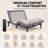 Mosley Massaging Zero Gravity Adjustable Bed with Wireless Remote-1312490082